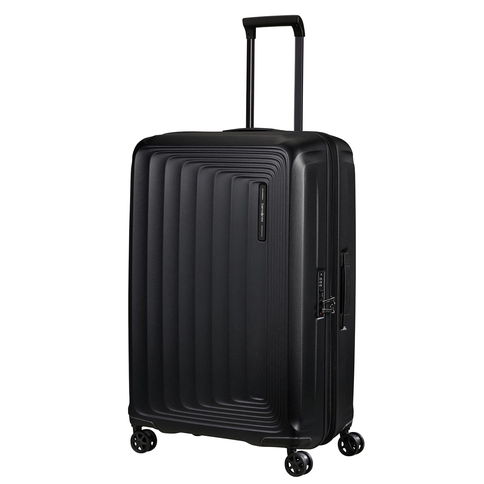 Samsonite Siyah Spinner Nuon 4 Tekerlekli 75 cm Büyük Boy Valiz
