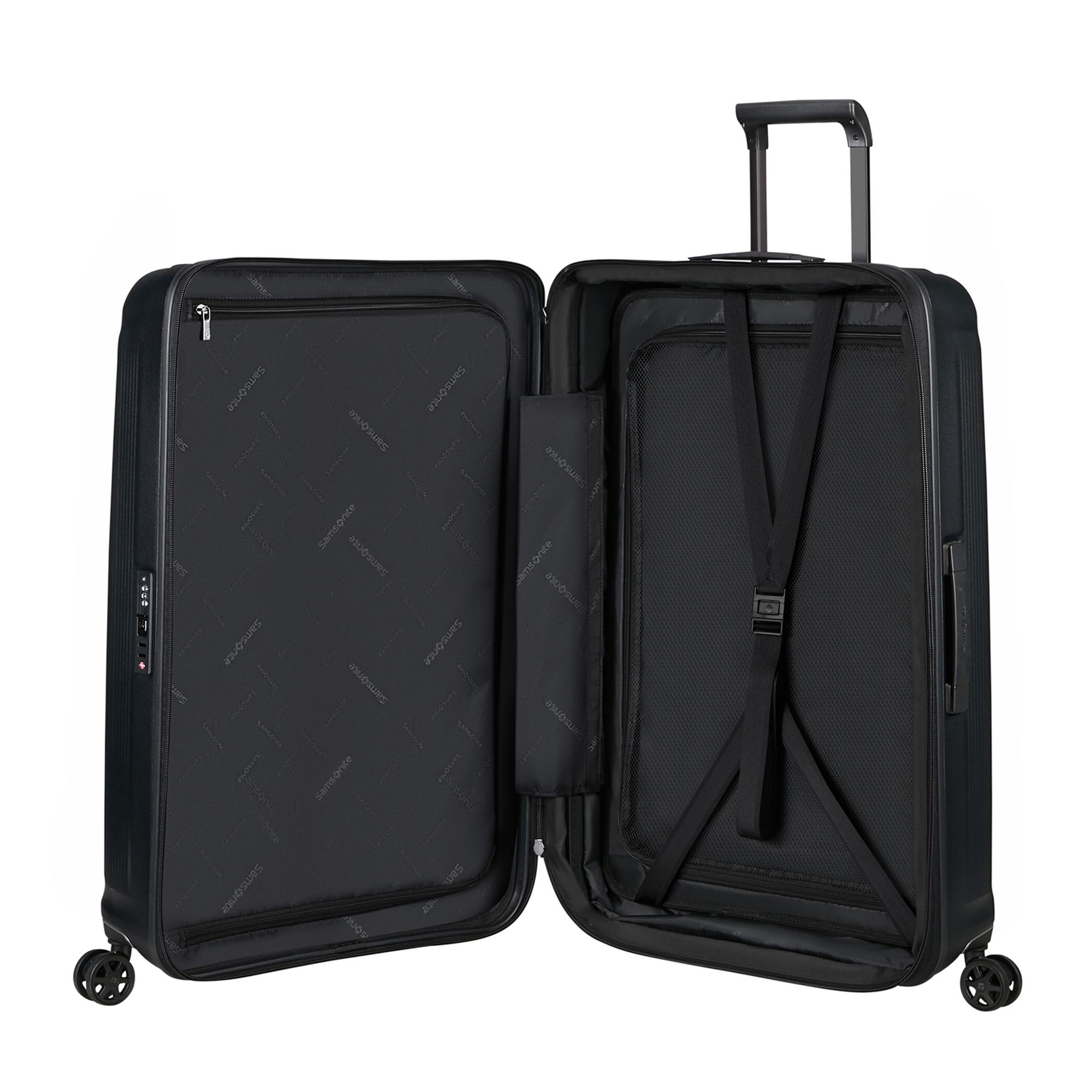 Samsonite Siyah Spinner Nuon 4 Tekerlekli 75 cm Büyük Boy Valiz