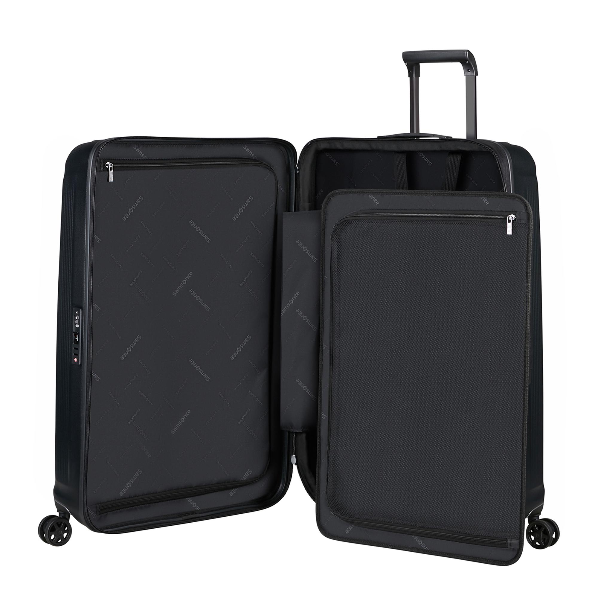 Samsonite Siyah Spinner Nuon 4 Tekerlekli 75 cm Büyük Boy Valiz