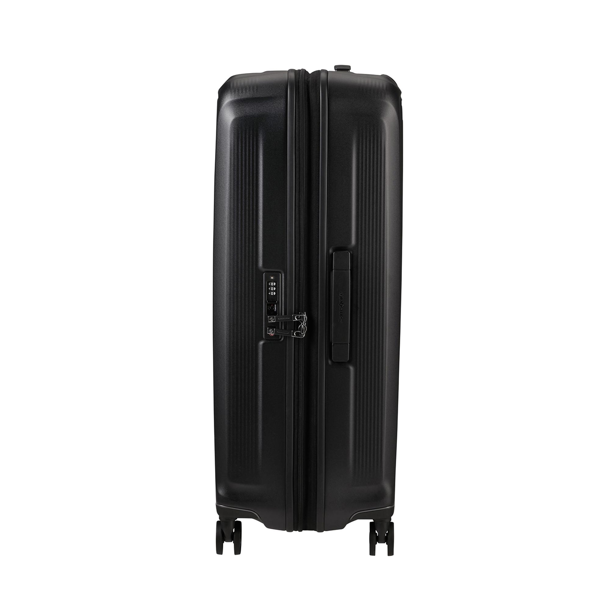 Samsonite Siyah Spinner Nuon 4 Tekerlekli 75 cm Büyük Boy Valiz