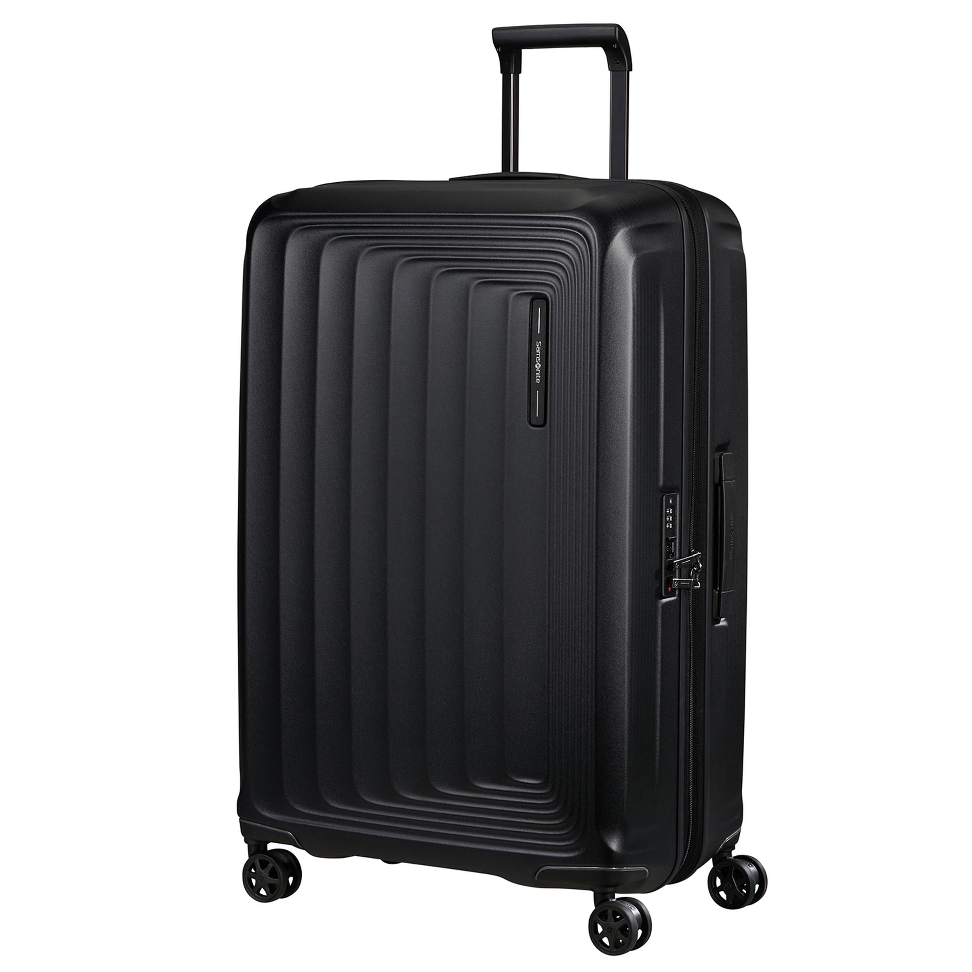 Samsonite Siyah Spinner Nuon 4 Tekerlekli 75 cm Büyük Boy Valiz
