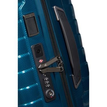  Samsonite Lacivert Proxis - Spinner 4 Tekerlekli Körüklü Kabin Boy Valiz 55cm