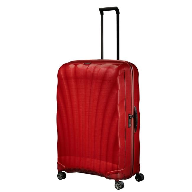  Samsonite Kırmızı C-Lite - Spinner 4 Tekerlekli Jumbo Büyük Boy Valiz 86cm