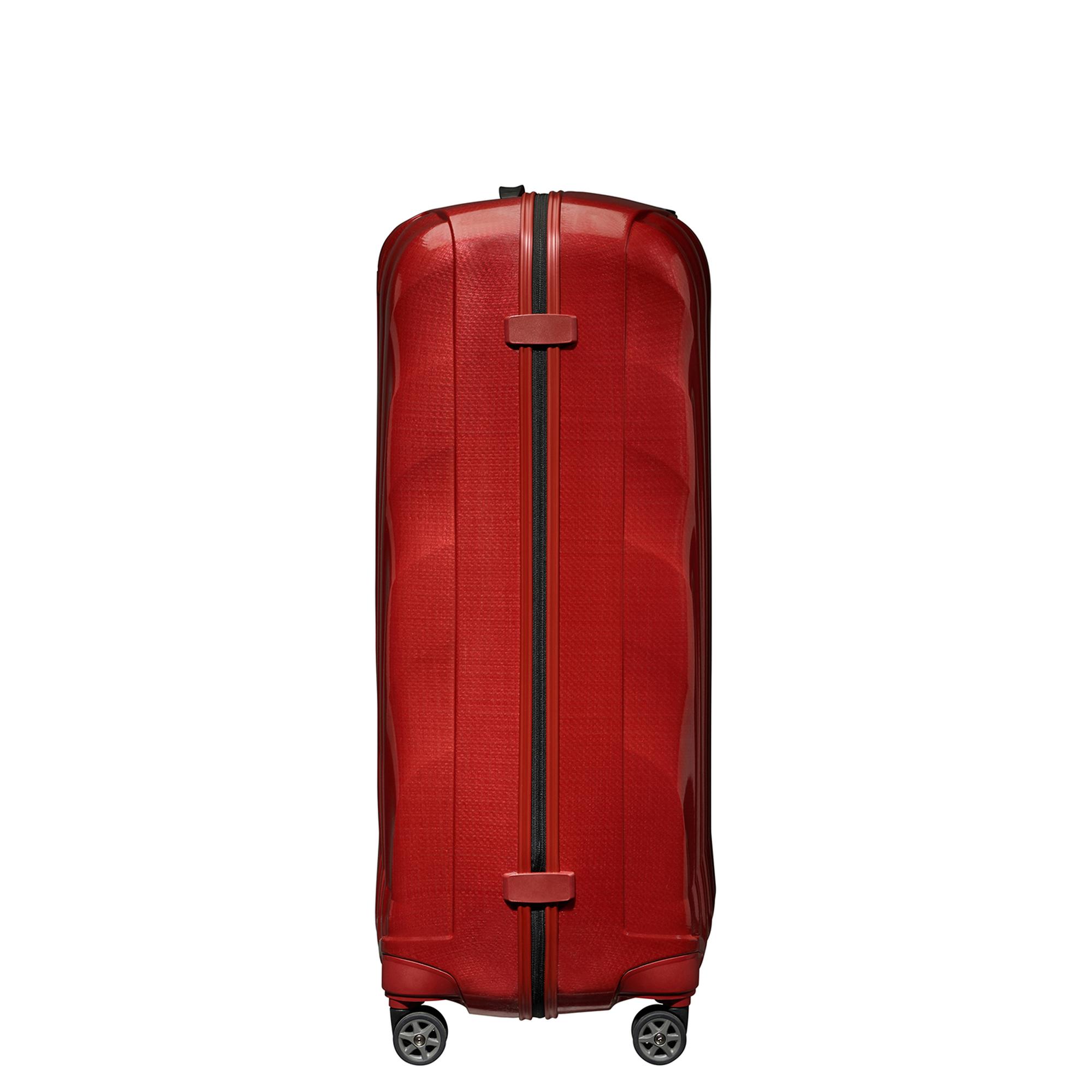Samsonite Kırmızı C-Lite - Spinner 4 Tekerlekli Jumbo Büyük Boy Valiz 86cm