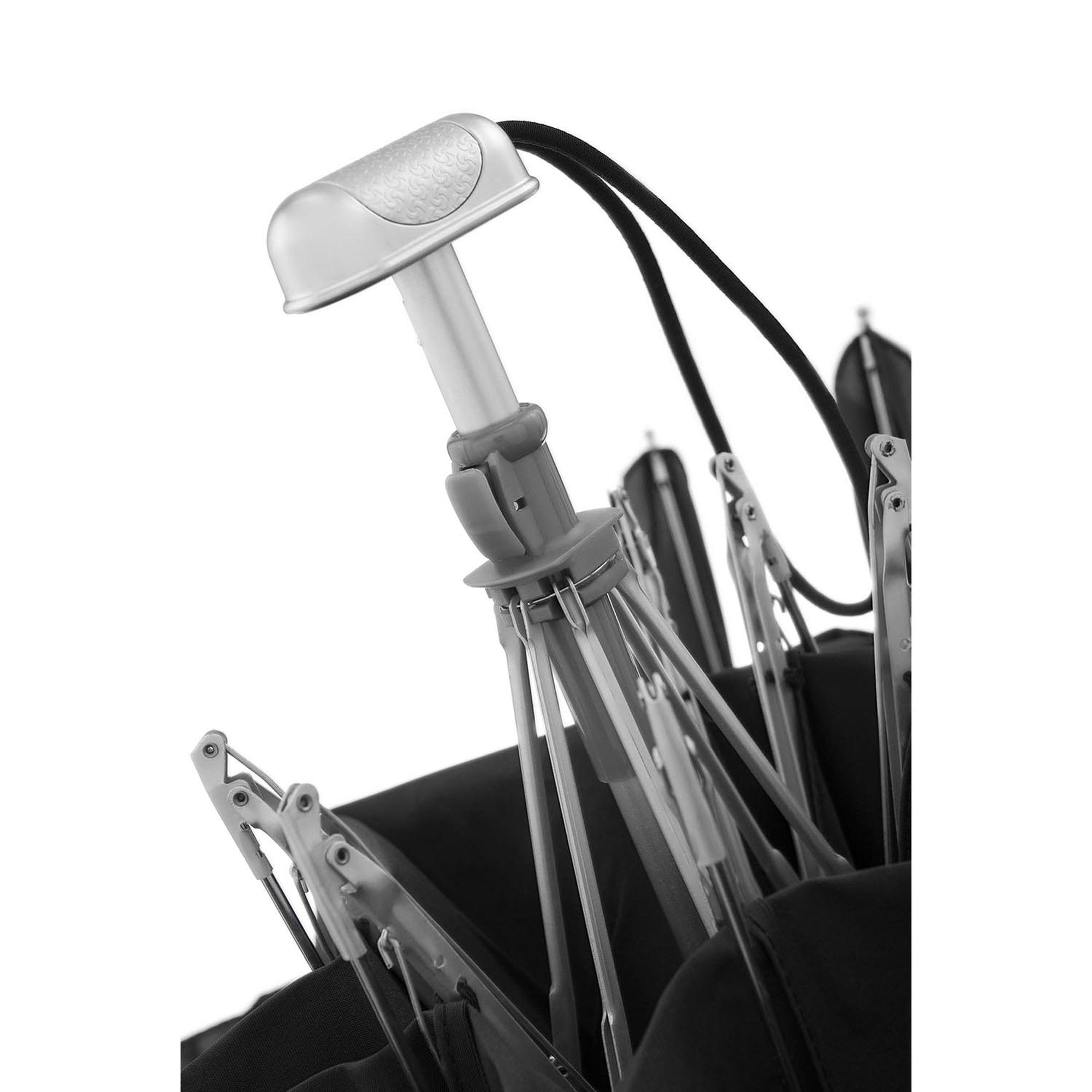 Samsonite Siyah Alu Drop S - 3 Kademeli Manuel Katlanabilir Şemsiye