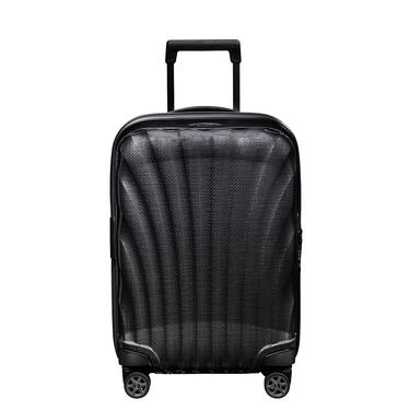  Samsonite Siyah C-Lite - Spinner 4 Tekerlekli Körüklü Kabin Boy Valiz 55cm