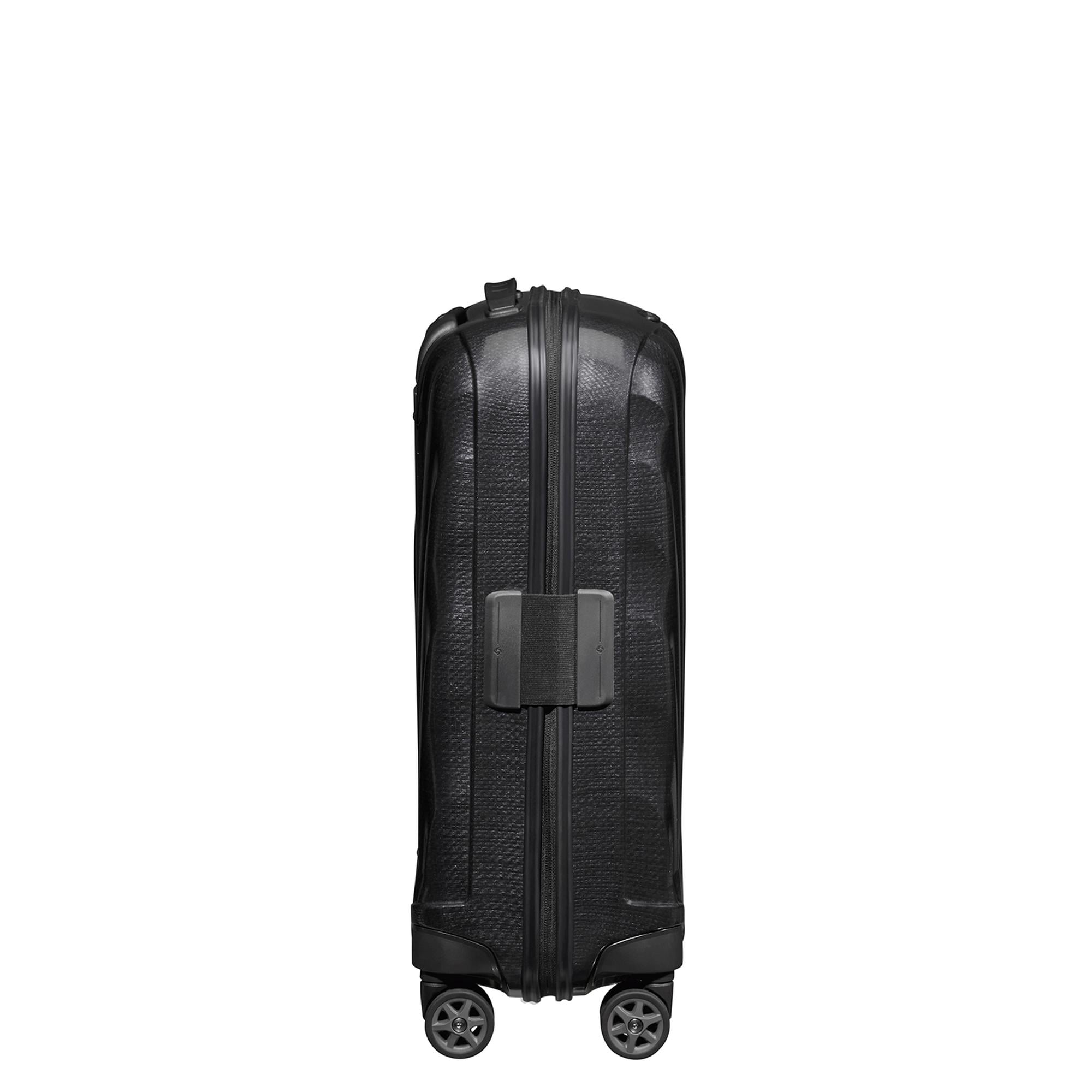 Samsonite Siyah C-Lite - Spinner 4 Tekerlekli Körüklü Kabin Boy Valiz 55cm