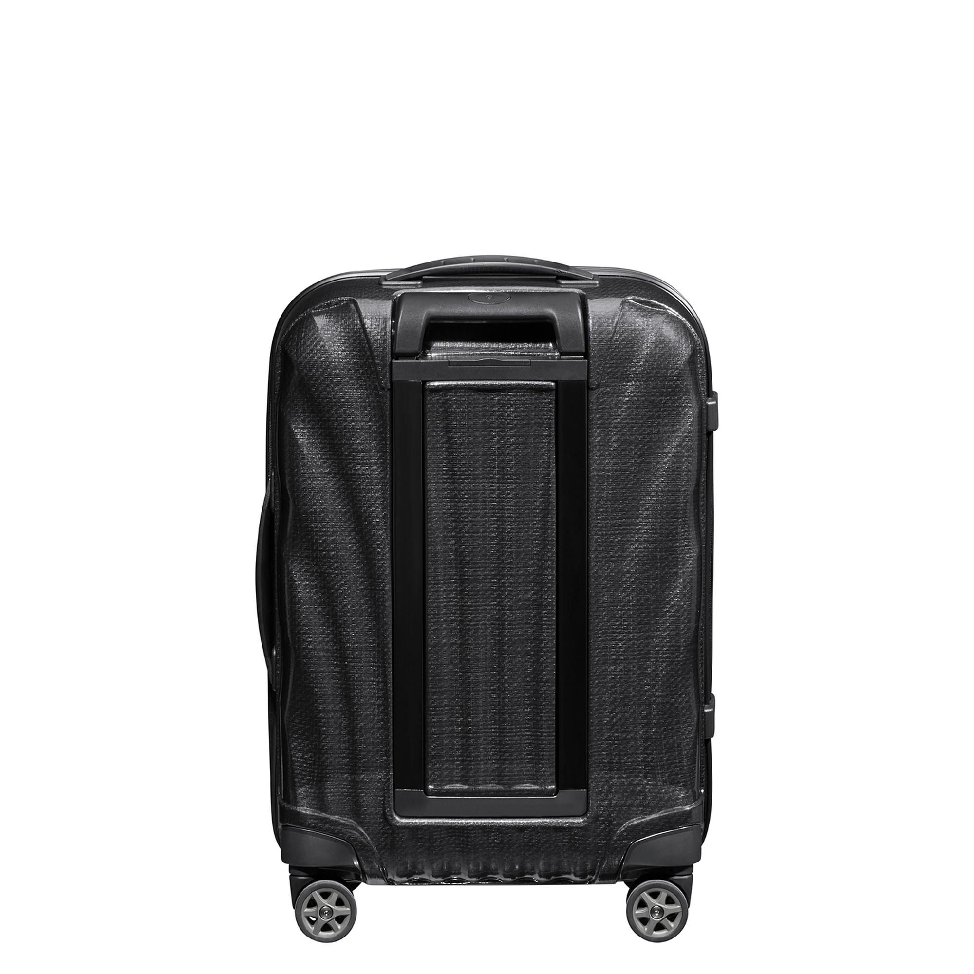 Samsonite Siyah C-Lite - Spinner 4 Tekerlekli Körüklü Kabin Boy Valiz 55cm