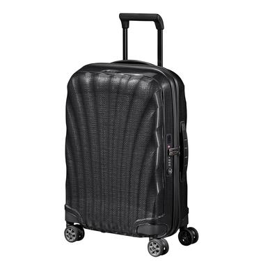  Samsonite Siyah C-Lite - Spinner 4 Tekerlekli Körüklü Kabin Boy Valiz 55cm