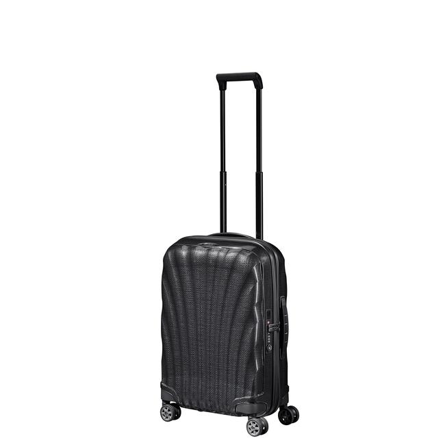  Samsonite Siyah C-Lite - Spinner 4 Tekerlekli Körüklü Kabin Boy Valiz 55cm
