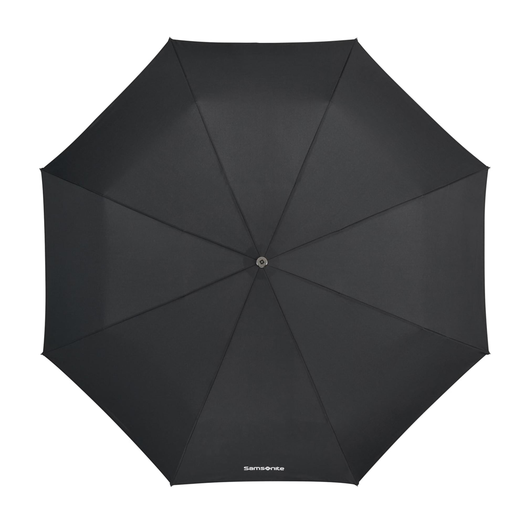 Samsonite Siyah Wood Classic - S Otomatik Katlanabilir  Şemsiye