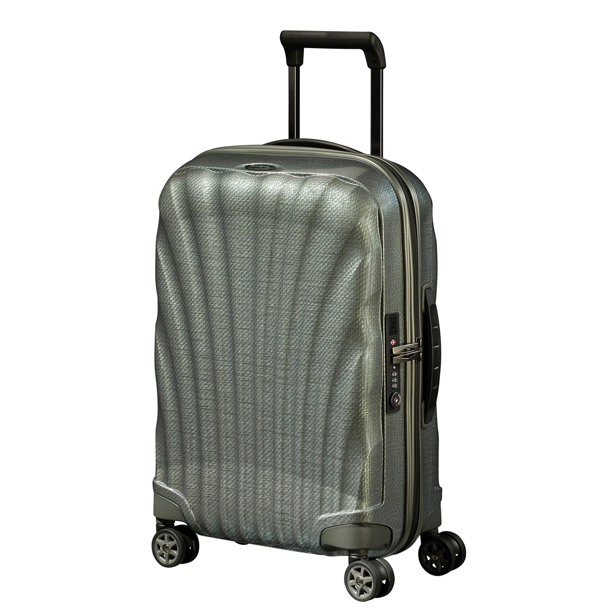 Samsonite Yeşil C-Lite - Spinner 4 Tekerlekli Körüklü Kabin Boy Valiz 55cm