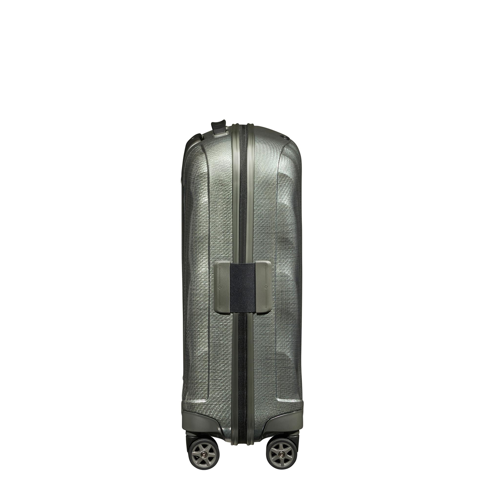 Samsonite Yeşil C-Lite - Spinner 4 Tekerlekli Körüklü Kabin Boy Valiz 55cm