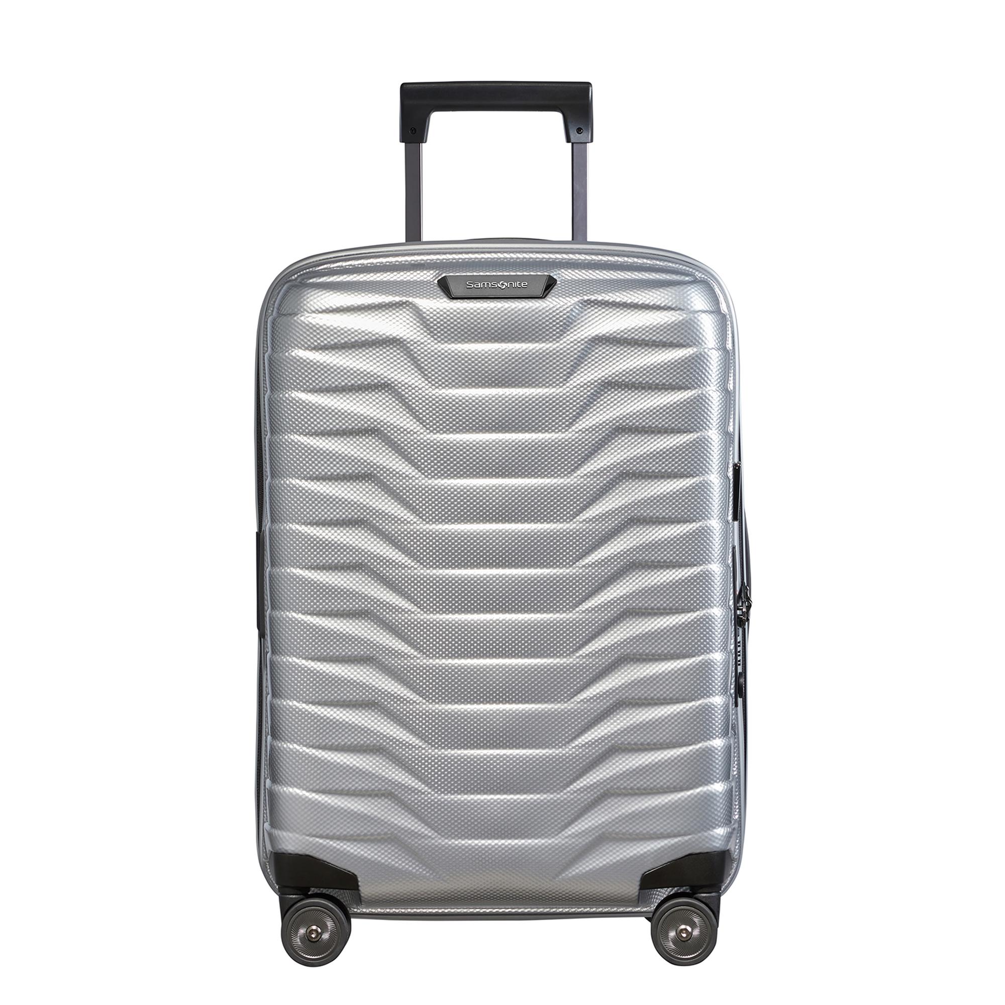 Samsonite Gri Proxis - Spinner 4 Tekerlekli Körüklü Kabin Boy Valiz 55 cm