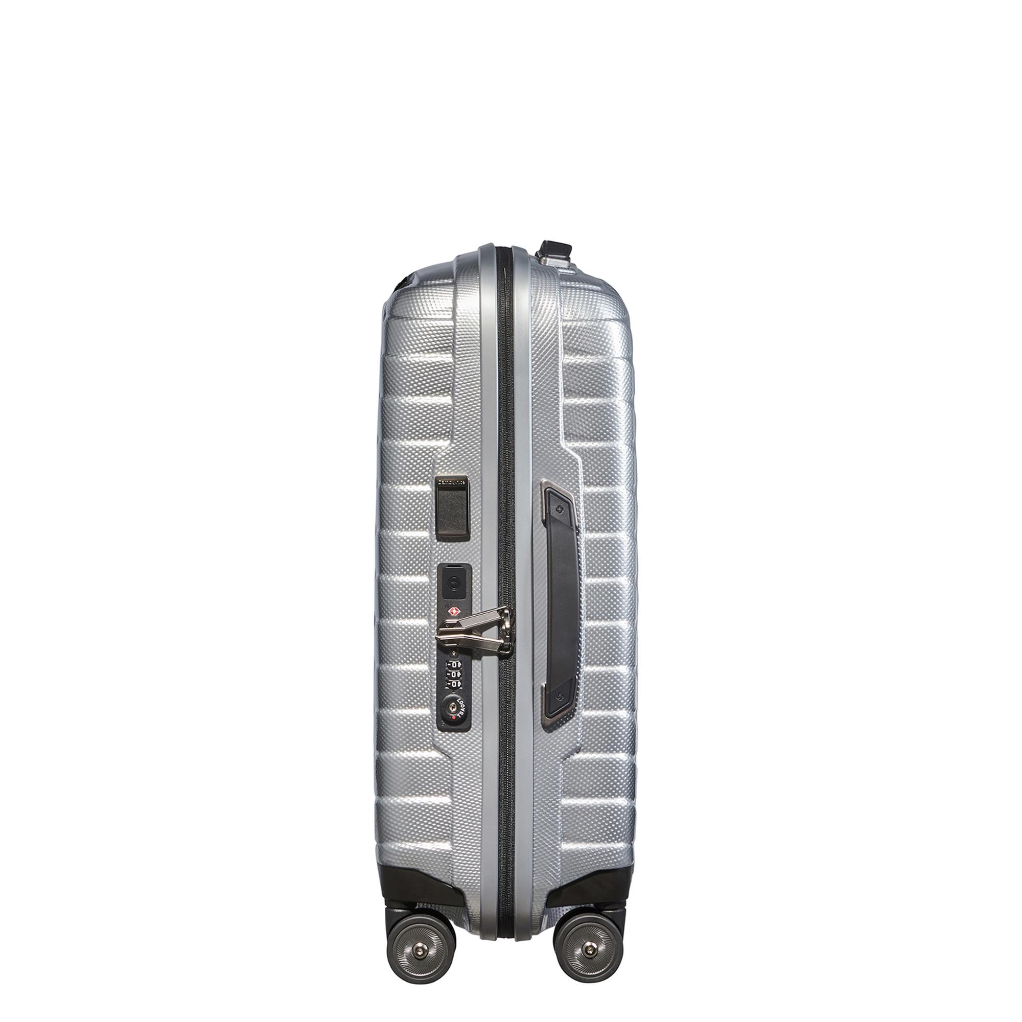 Samsonite Gri Proxis - Spinner 4 Tekerlekli Körüklü Kabin Boy Valiz 55 cm