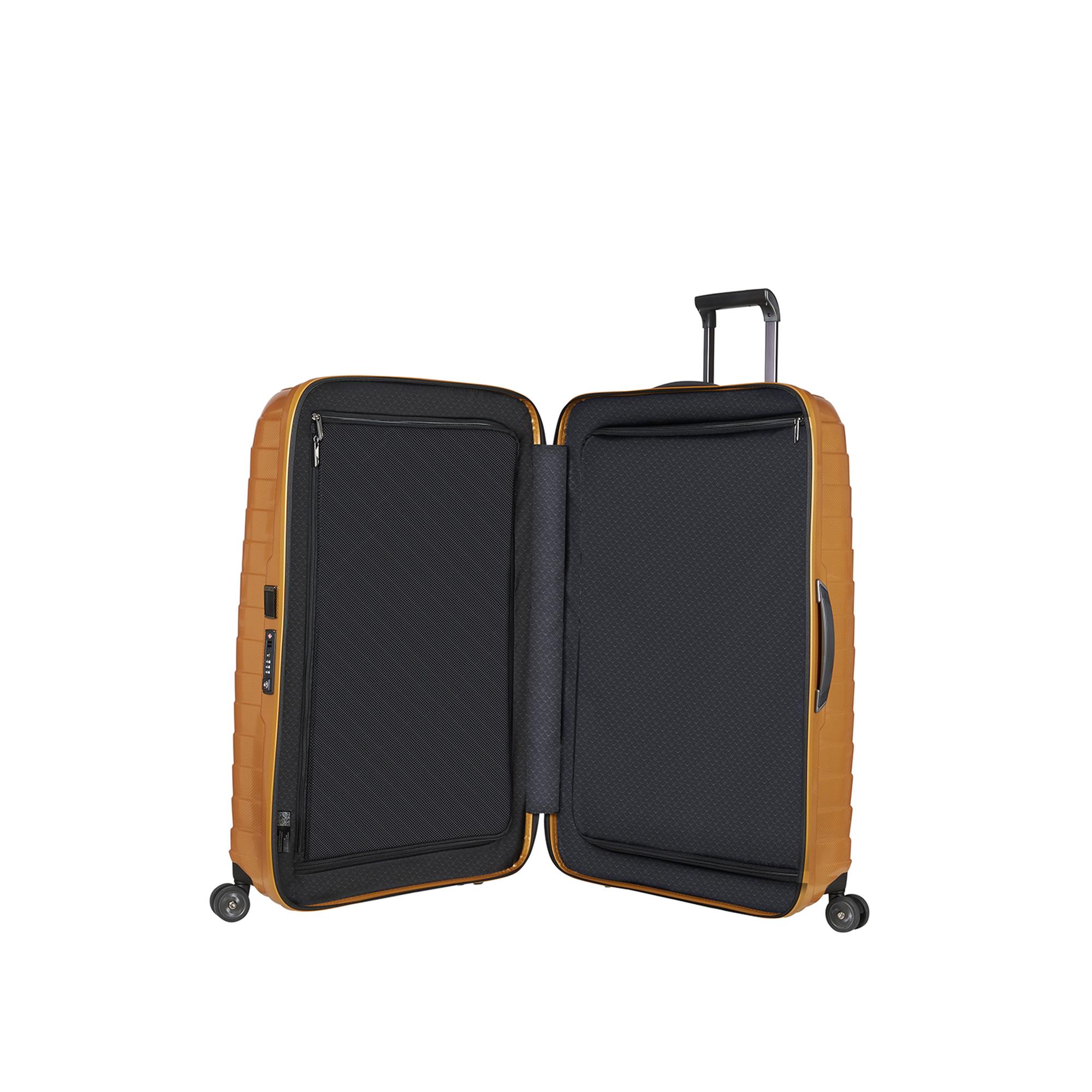 Samsonite Turuncu Proxis - Spinner Sarı 4 Tekerlekli Ekstra Büyük Boy Valiz 81 cm