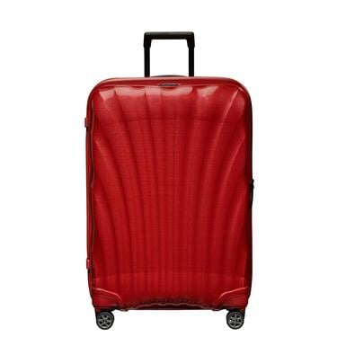 Samsonite Kırmızı C-Lite - Spinner Kırmızı 4 Tekerlekli Büyük Boy Valiz 75cm