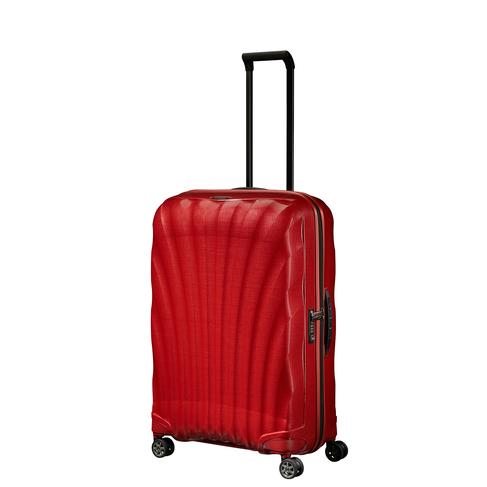  Samsonite Kırmızı C-Lite - Spinner Kırmızı 4 Tekerlekli Büyük Boy Valiz 75cm