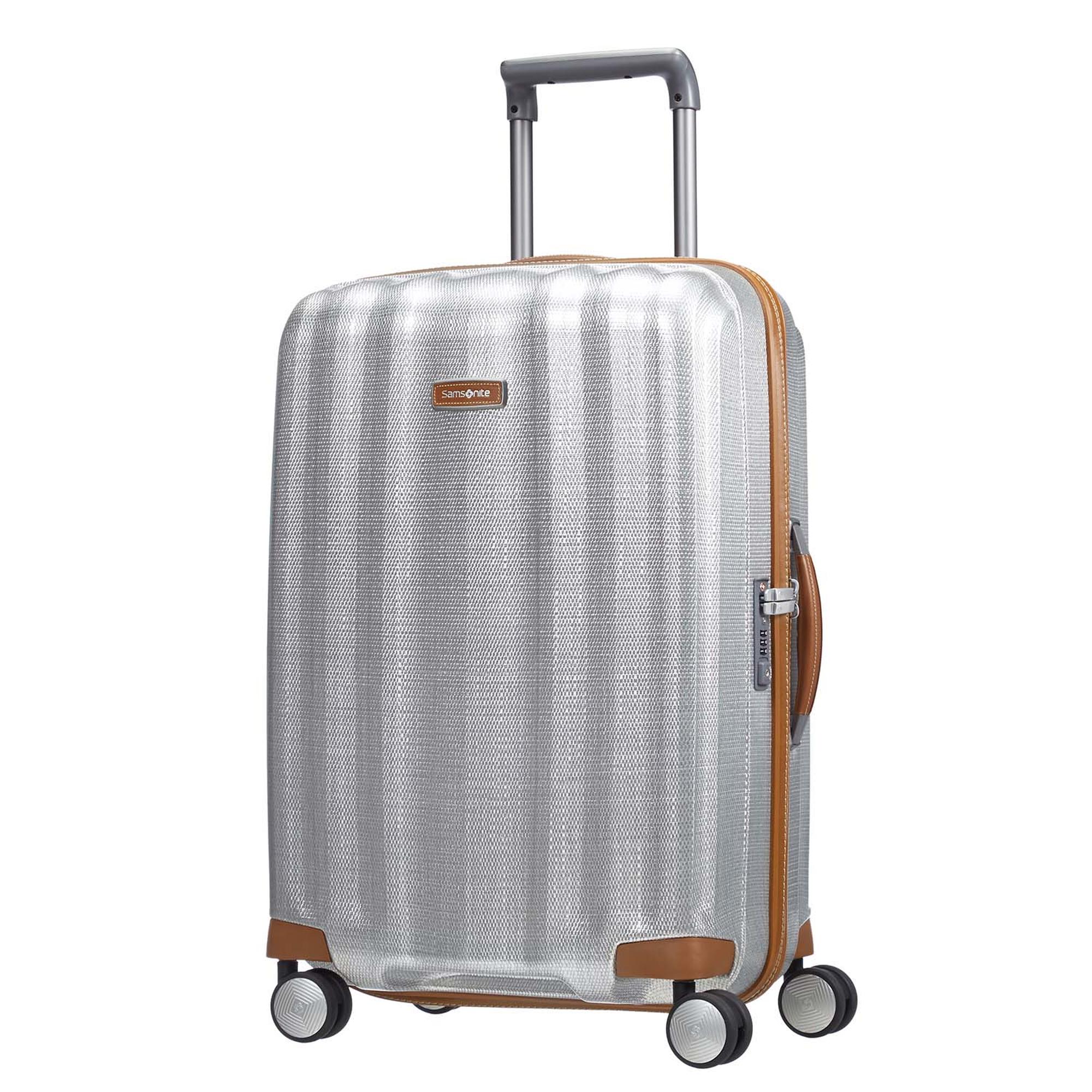 Samsonite Gri Lite-Cube Dlx - 4 Tekerlekli 68 cm Orta Boy Spinner Valiz