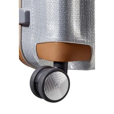  Samsonite Gri Lite-Cube Dlx - 4 Tekerlekli 68 cm Orta Boy Spinner Valiz