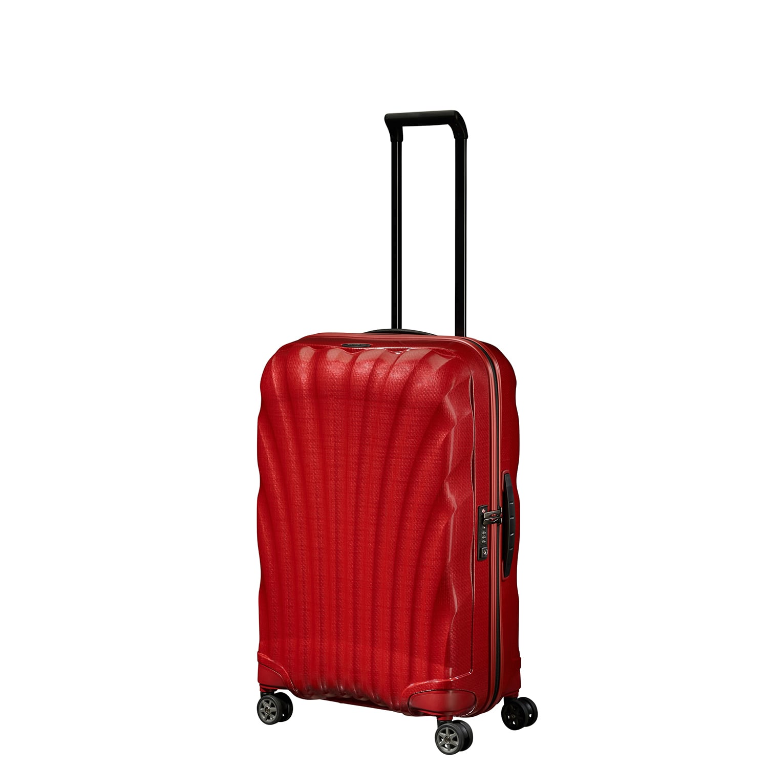  Samsonite Kırmızı C-Lite - Spinner Kırmızı 4 Tekerlekli Orta Boy Valiz 69cm