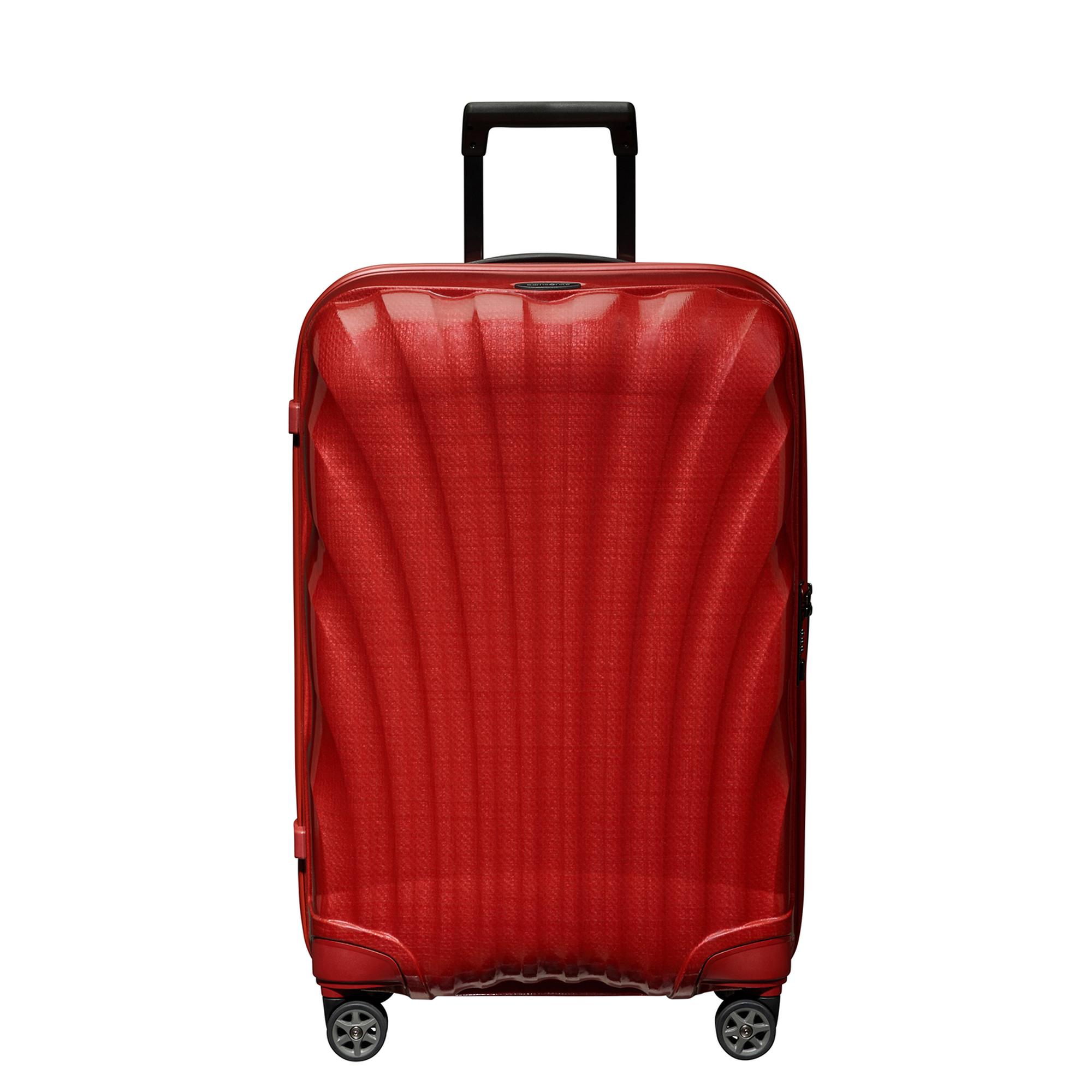 Samsonite Kırmızı C-Lite - Spinner Kırmızı 4 Tekerlekli Orta Boy Valiz 69cm