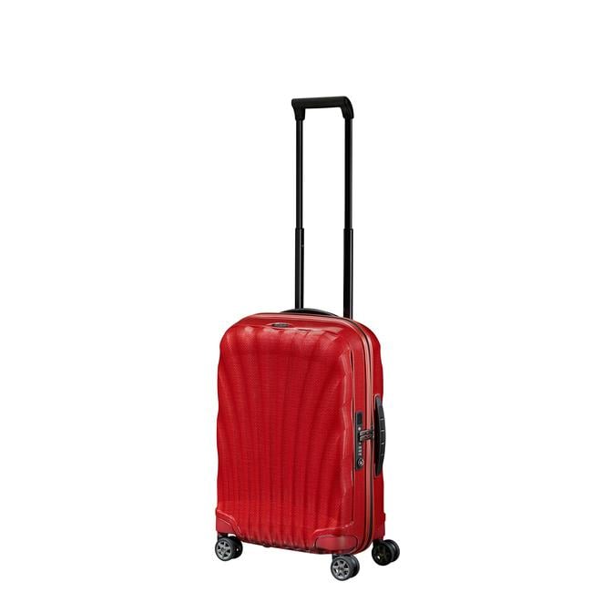  Samsonite Kırmızı C-Lite - Spinner 4 Tekerlekli Körüklü Kabin Boy Valiz 55cm