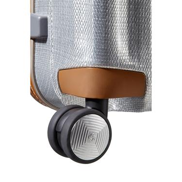  Samsonite Gri Lite-Cube Dlx - 4 Tekerlekli 82 cm Büyük Boy Valiz