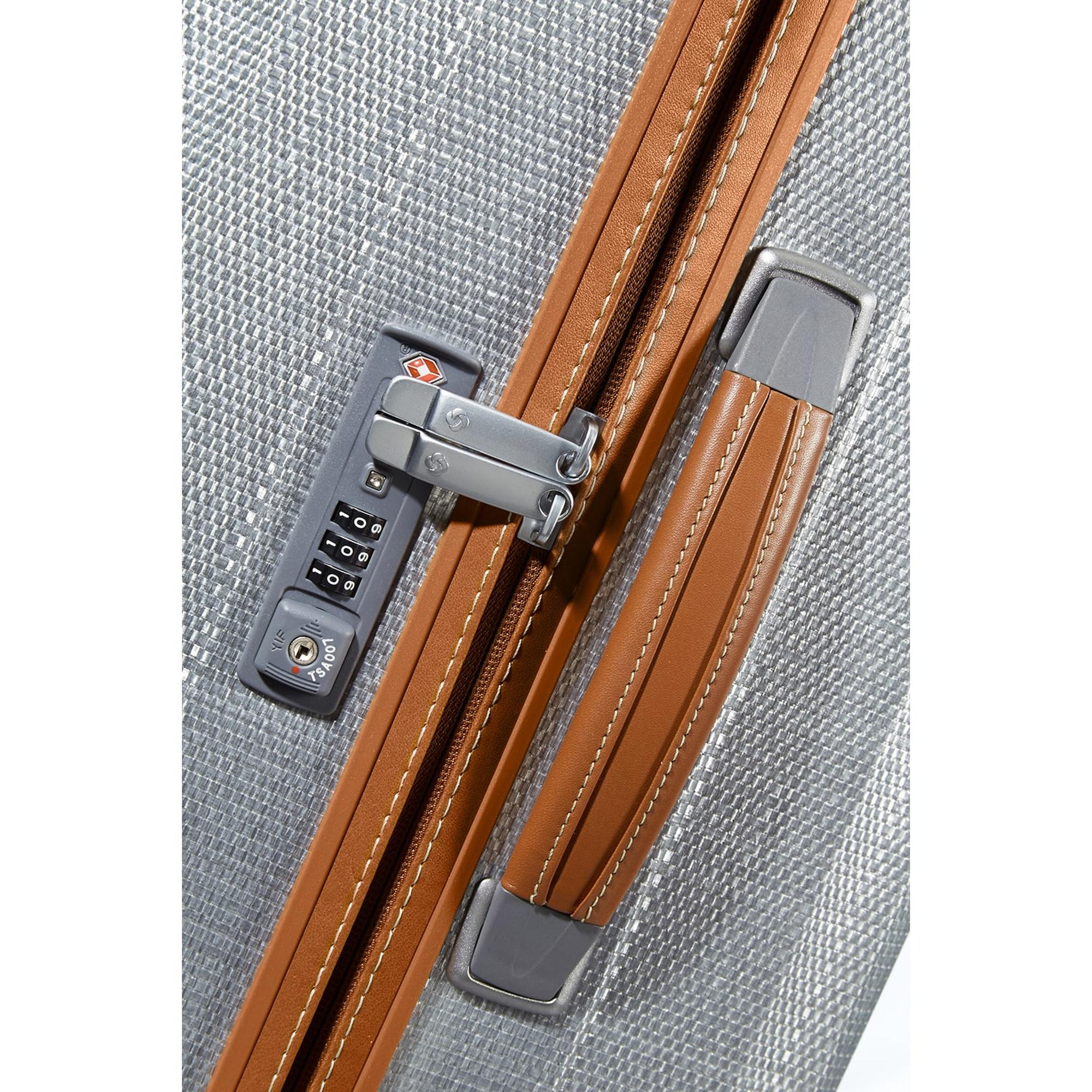 Samsonite Gri Lite-Cube Dlx - 4 Tekerlekli 82 cm Büyük Boy Valiz