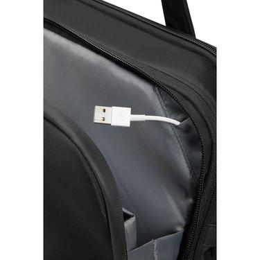  Samsonite Siyah Litepoint - Körüklü Laptop Çantası 15.6"