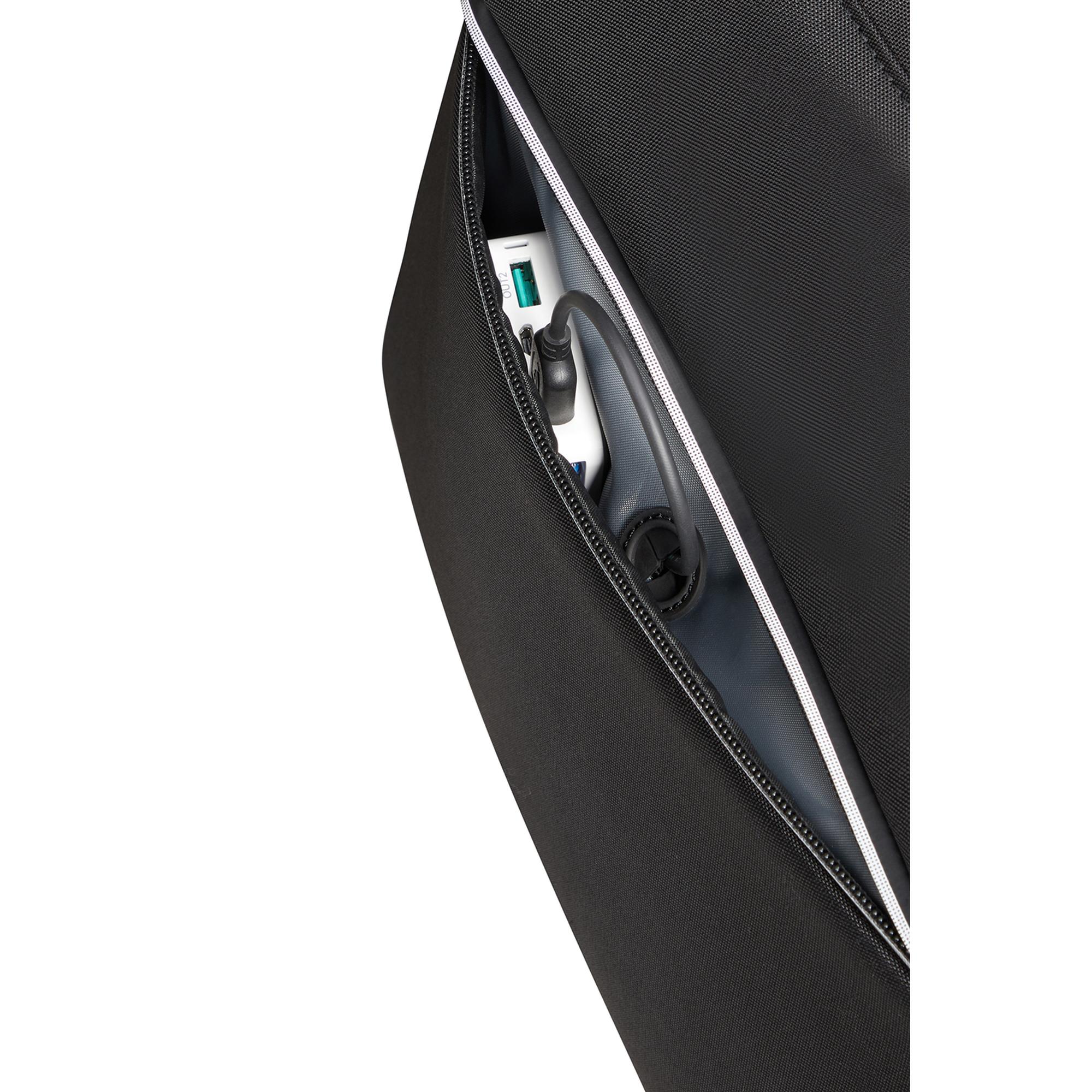 Samsonite Siyah Litepoint - Körüklü Laptop Çantası 15.6"