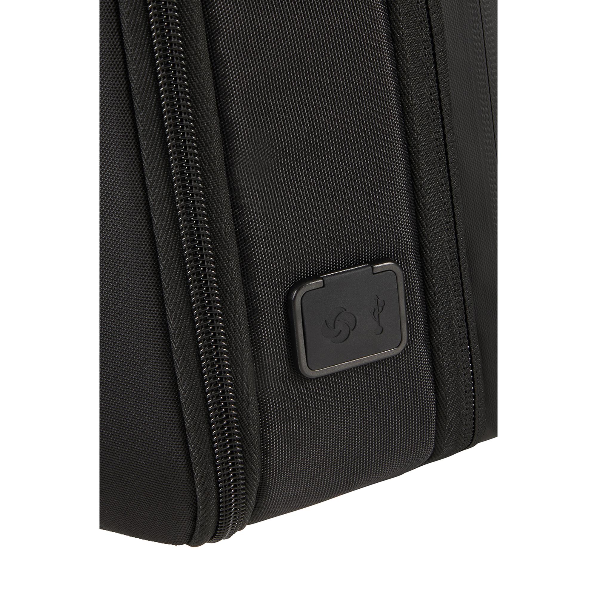 Samsonite Siyah Litepoint - Körüklü Laptop Çantası 15.6"