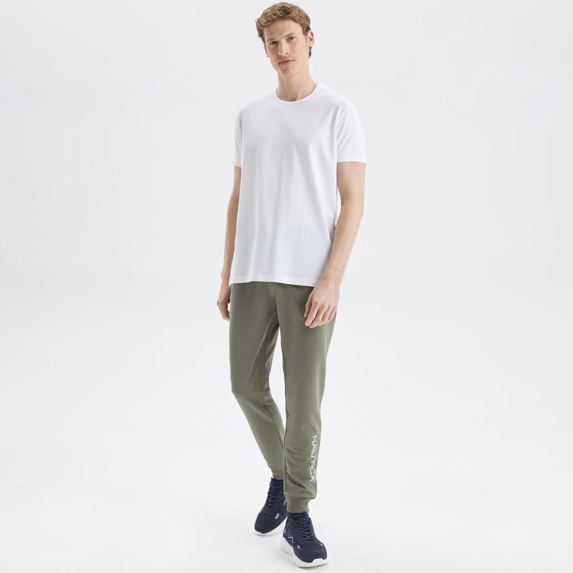 Nautica Erkek Beyaz T-Shirt