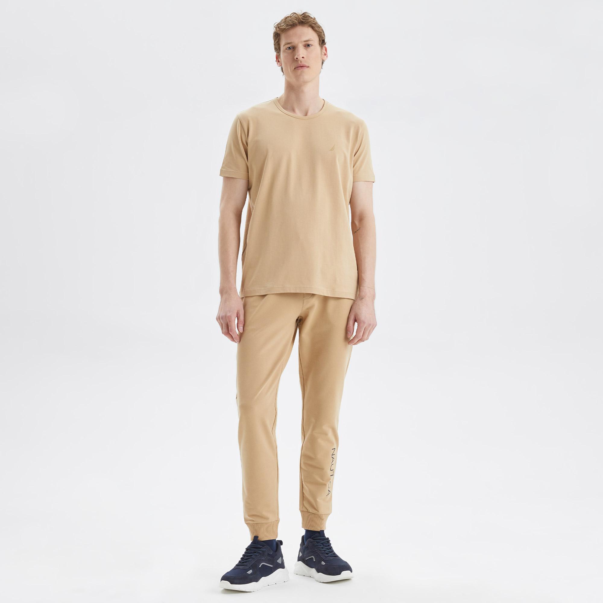 Nautica Erkek Bej T-Shirt