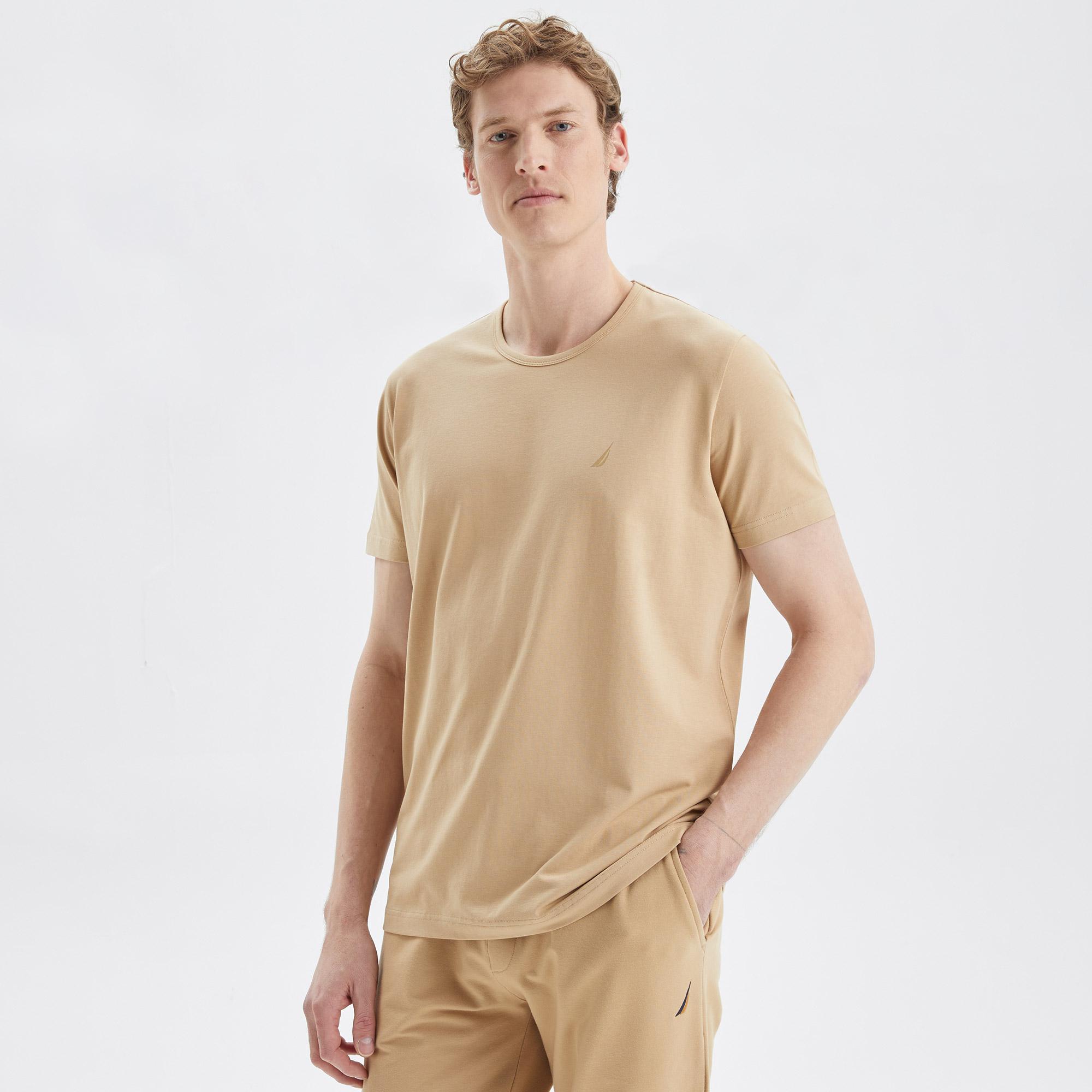 Nautica Erkek Bej T-Shirt