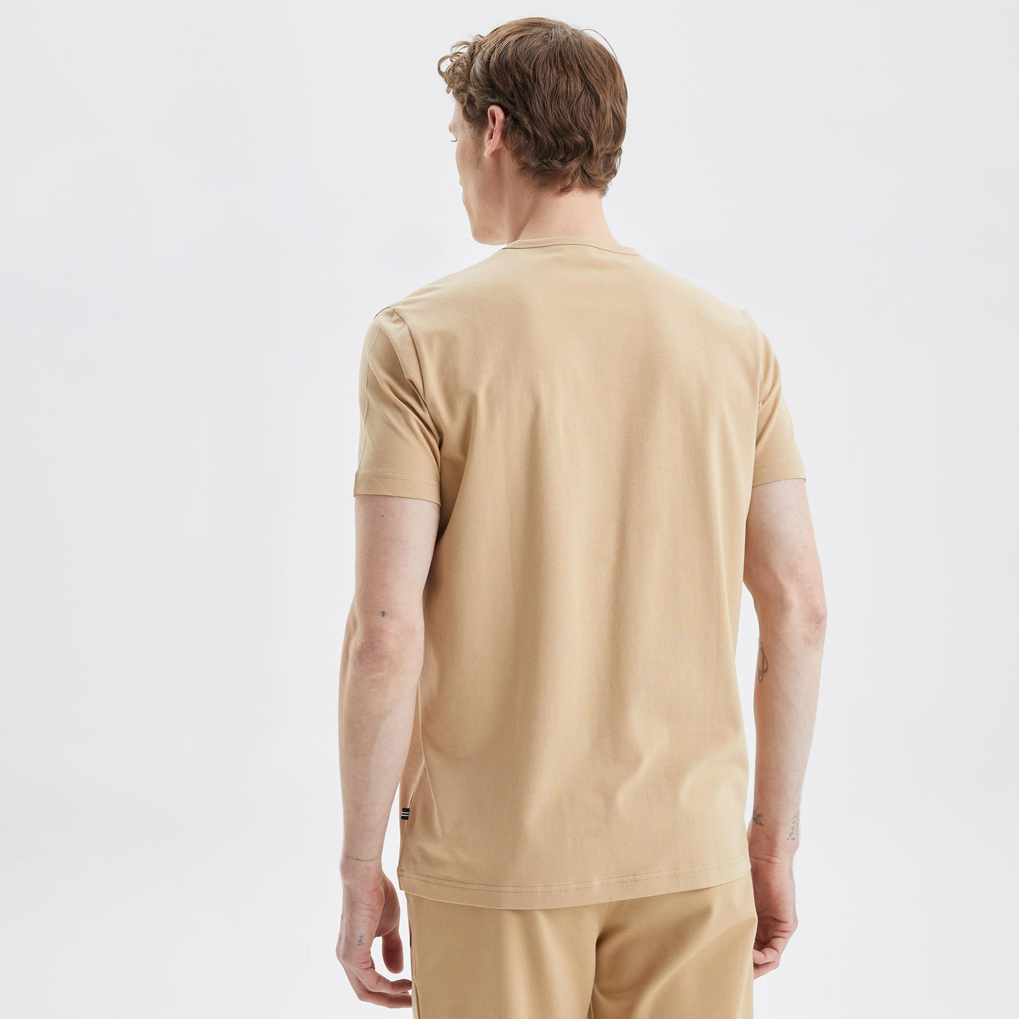 Nautica Erkek Bej T-Shirt