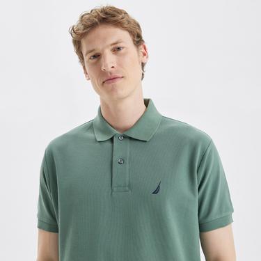  Nautica Erkek Yeşil Classic Fit Kısa Kollu Polo Yaka T-Shirt