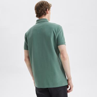  Nautica Erkek Yeşil Classic Fit Kısa Kollu Polo Yaka T-Shirt