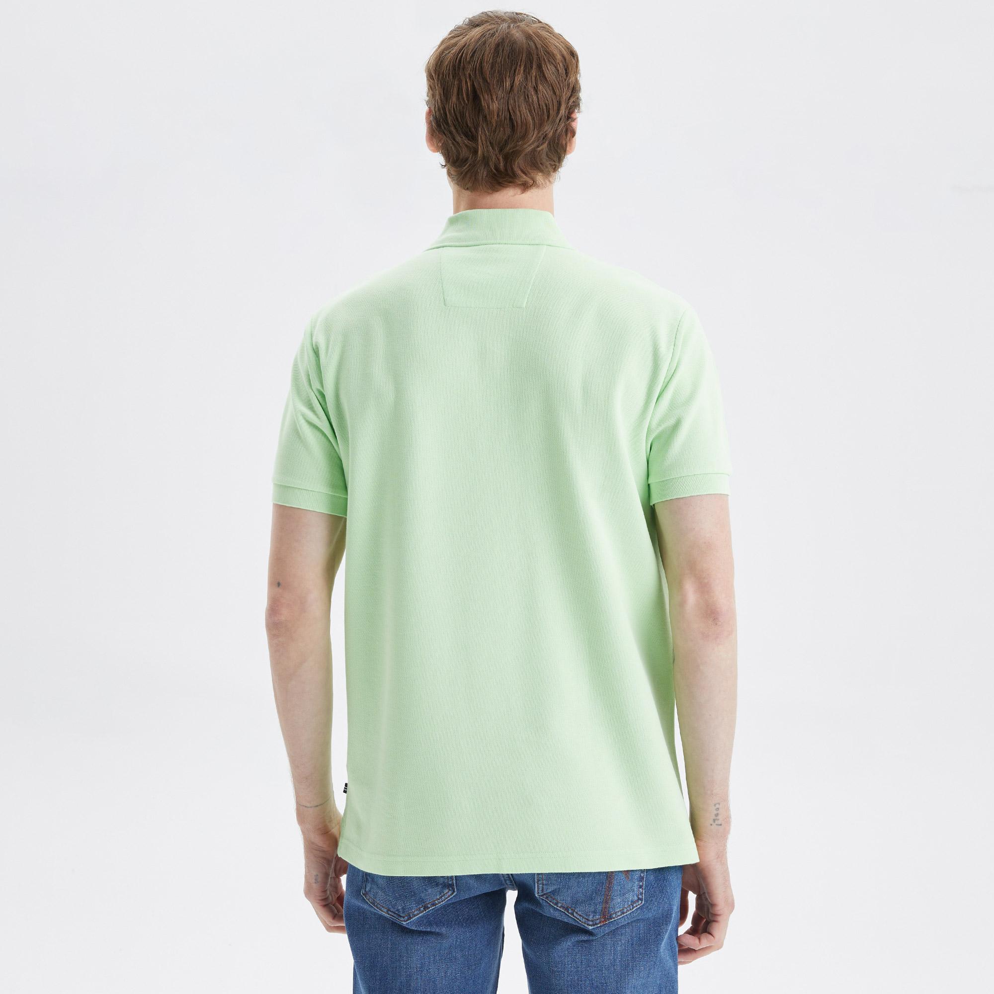 Nautica Erkek Yeşil Classic Fit Kısa Kollu Polo