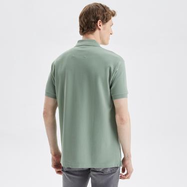  Nautica Erkek Yeşil Classic Fit Kısa Kollu Polo Yaka T-Shirt