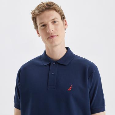  Nautica Erkek Lacivert Classic Fit Kısa Kollu Polo Yaka T-Shirt