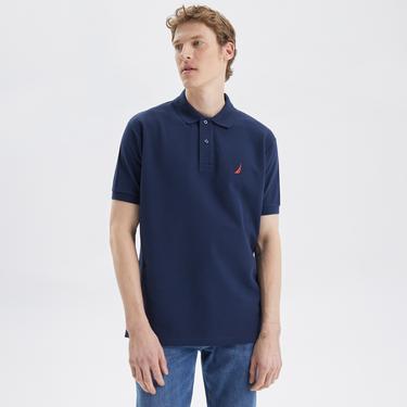  Nautica Erkek Lacivert Classic Fit Kısa Kollu Polo Yaka T-Shirt