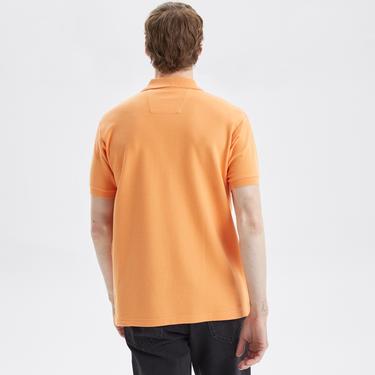  Nautica Erkek Turuncu Classic Fit Kısa Kollu Polo