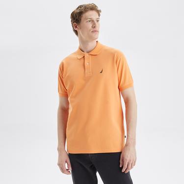  Nautica Erkek Turuncu Classic Fit Kısa Kollu Polo