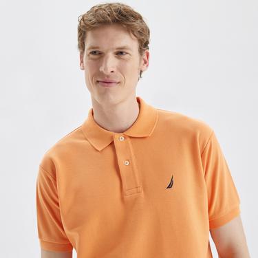  Nautica Erkek Turuncu Classic Fit Kısa Kollu Polo