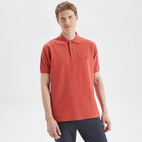 Nautica Erkek Kırmızı Classic Fit Kısa Kollu Polo Yaka T-Shirt