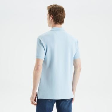  Nautica Erkek Mavi Classic Fit Kısa Kollu Polo Yaka T-Shirt