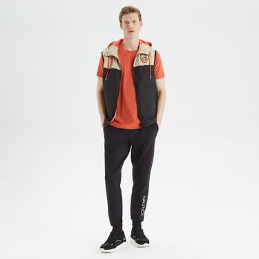  Nautica Erkek Siyah Baskılı Yelek