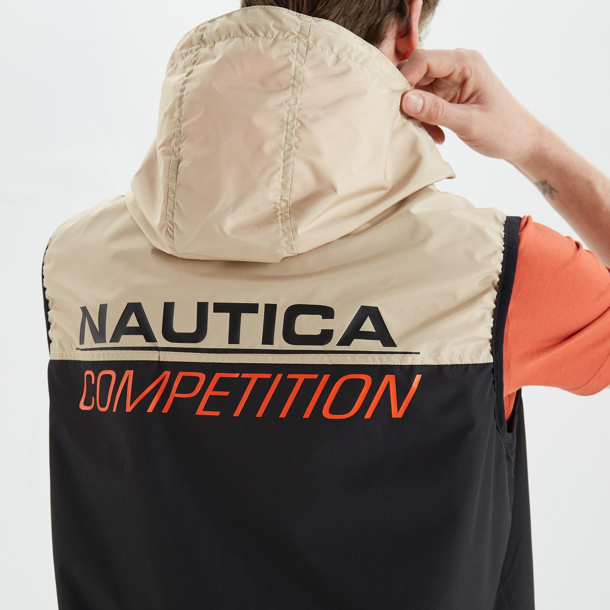 Nautica Erkek Siyah Baskılı Yelek