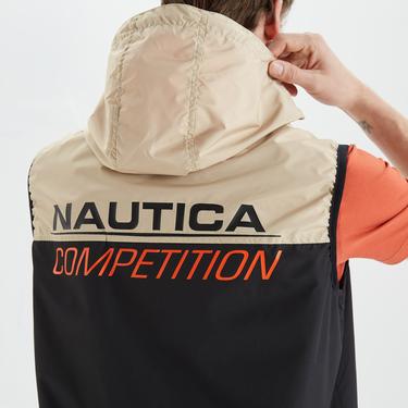  Nautica Erkek Siyah Baskılı Yelek